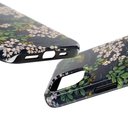Sakura River Night Phone Case – Japanese Chiyogami Inspired Design