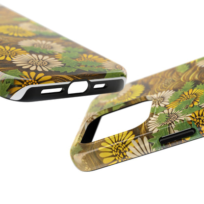 Japanese Dandelion Morning Glow Tough Phone Case | Kamisaka Sekka 1901 | Meiji Era Art