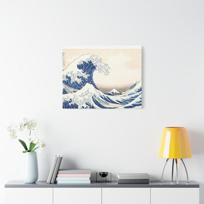 Great Wave off Kanagawa Canvas Print - Hokusai Japanese Ukiyo-e Wall Art