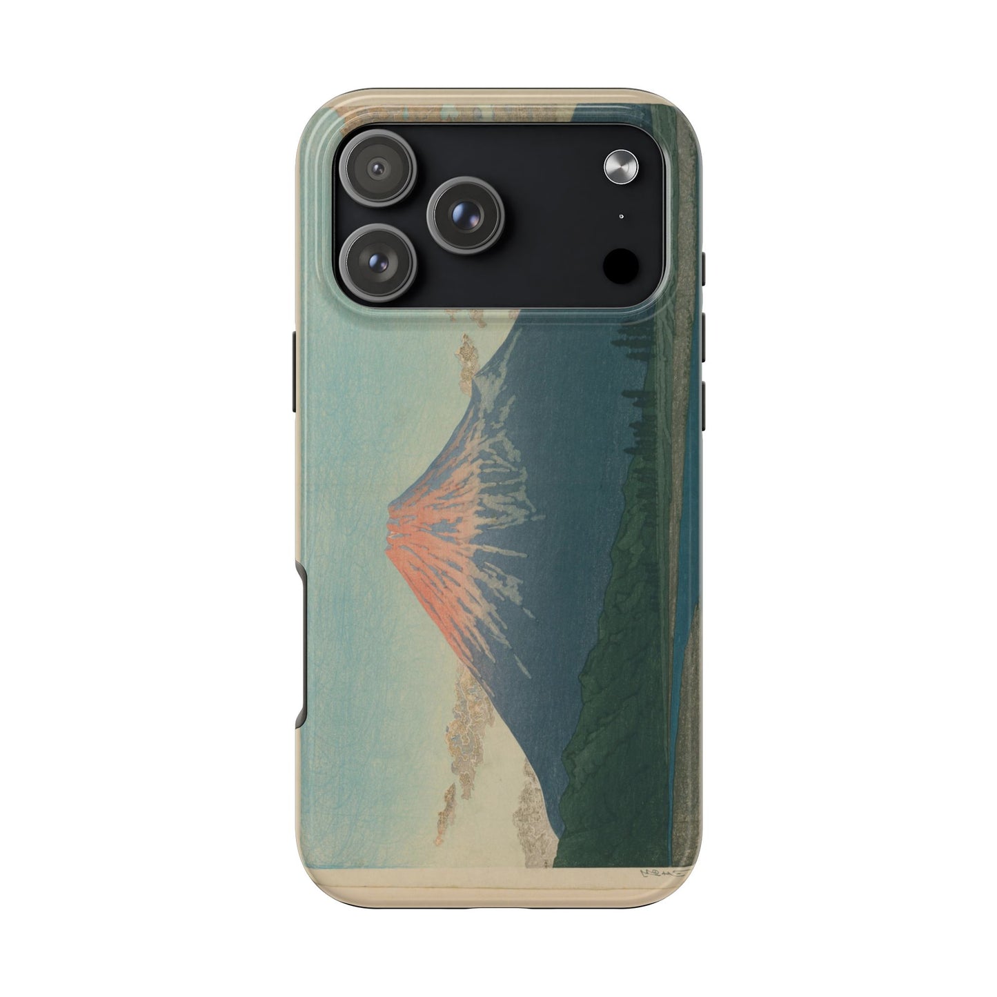 Red Fuji Japanese Ukiyo-e Phone Case - Hokusai Mount Fuji Art Cover