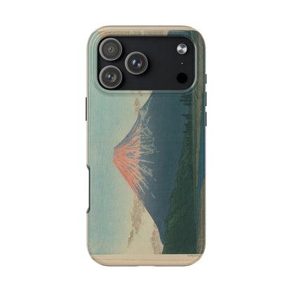 Red Fuji Japanese Ukiyo-e Phone Case - Hokusai Mount Fuji Art Cover