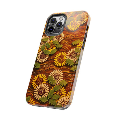 Japanese Dandelion Sunset Glow Tough Phone Case | Kamisaka Sekka 1901 | Meiji Era Art