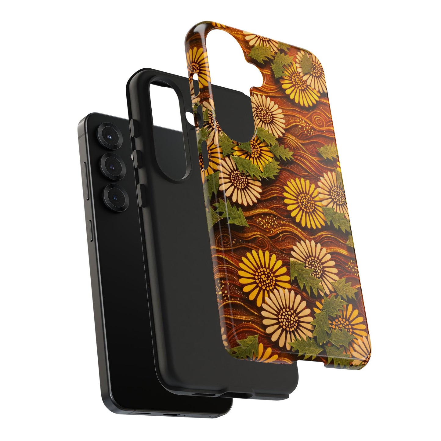 Japanese Dandelion Sunset Glow Tough Phone Case | Kamisaka Sekka 1901 | Meiji Era Art