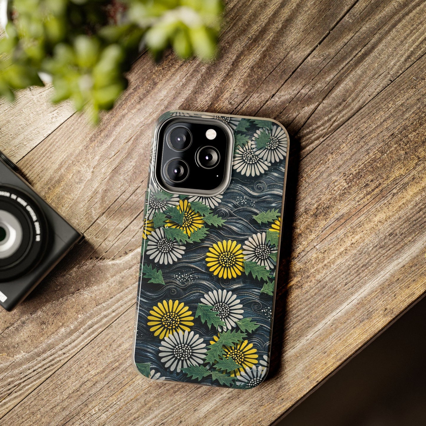 Japanese Dandelion Moonlight Tough Phone Case | Kamisaka Sekka 1901 | Meiji Era Art