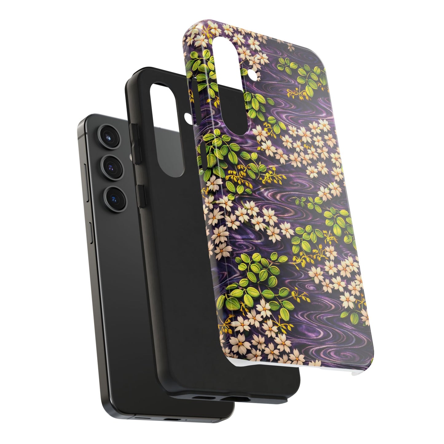 Sakura River Phone Case – Japanese Chiyogami Inspired Design