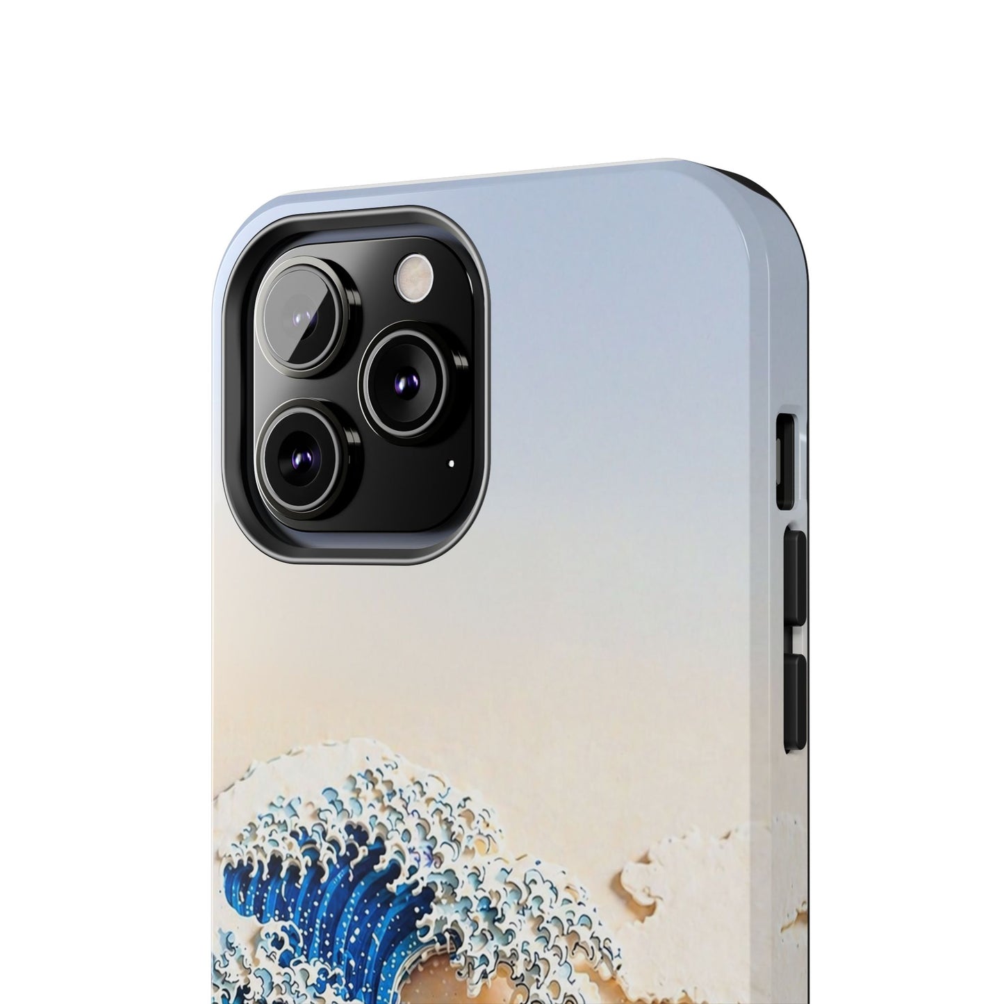 Japanese Great Wave Morning Glow Phone Case | Hokusai 3D Art | Edo Era Masterpiece