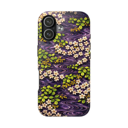 Sakura River Phone Case – Japanese Chiyogami Inspired Design