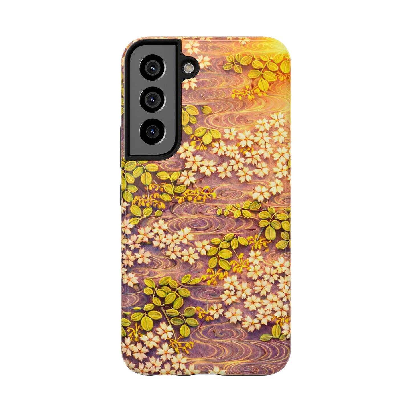 Sakura River Morning Light Phone Case – Japanese Chiyogami Inspired