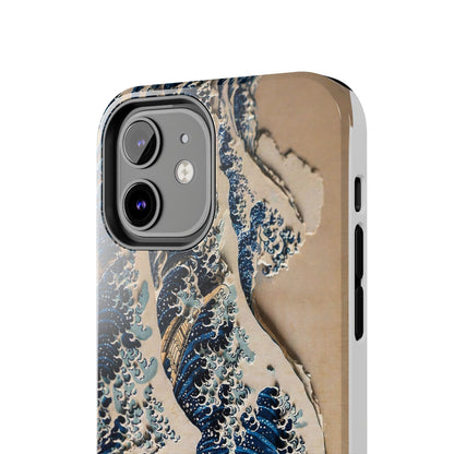 Great Wave 3D Shadow Relief Tough Phone Case – Hokusai Japanese Art