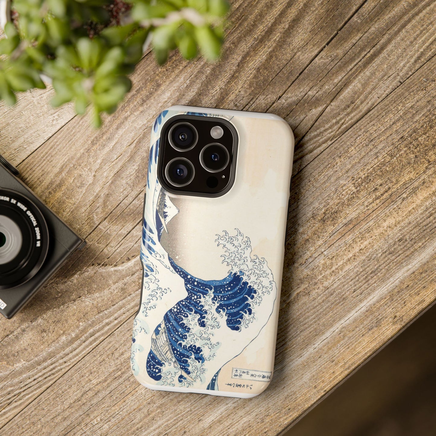 Hokusai "The Great Wave" Shockproof Phone Case | Edo Era Japanese Ukiyo-e Art | Dual Layer Protection