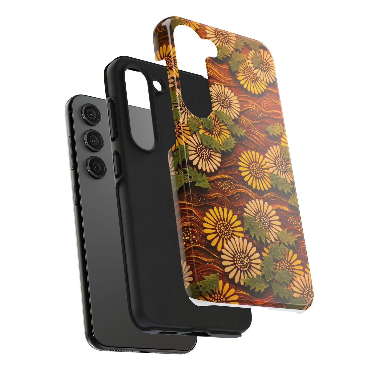 Japanese Dandelion Sunset Glow Tough Phone Case | Kamisaka Sekka 1901 | Meiji Era Art