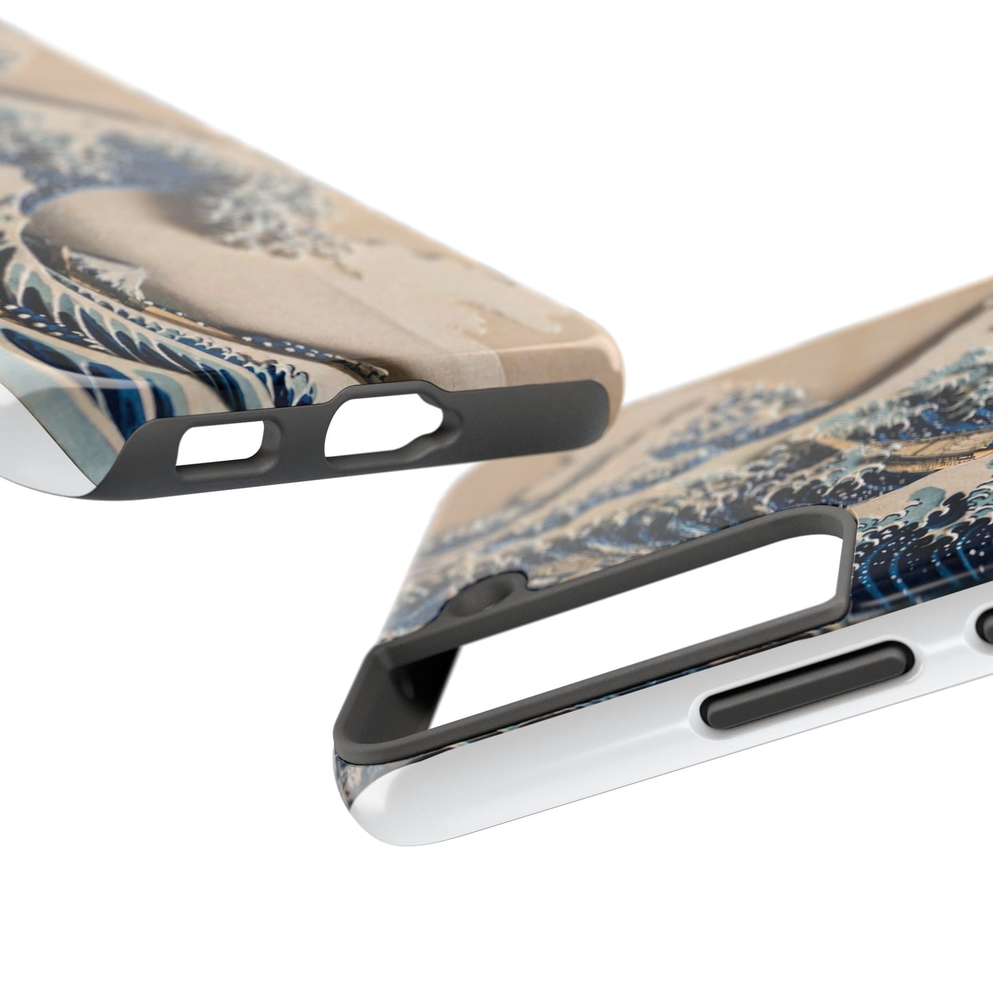 Great Wave 3D Shadow Relief Tough Phone Case – Hokusai Japanese Art