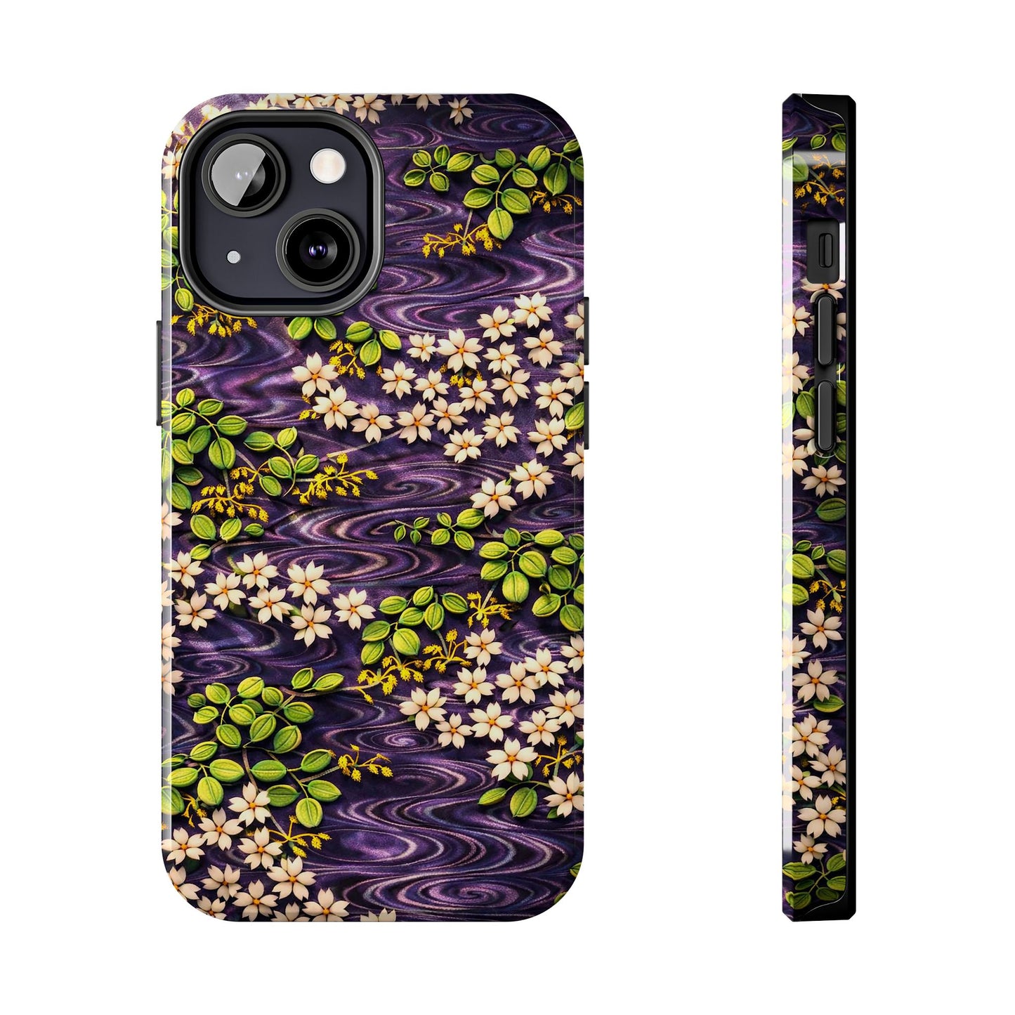 Sakura River Phone Case – Japanese Chiyogami Inspired Design