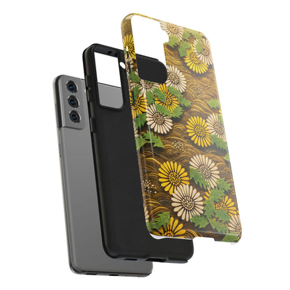 Japanese Dandelion Morning Glow Tough Phone Case | Kamisaka Sekka 1901 | Meiji Era Art