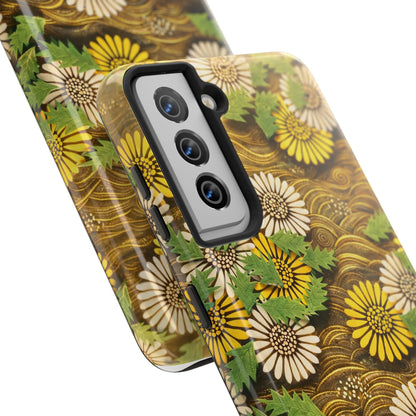 Japanese Dandelion Morning Glow Tough Phone Case | Kamisaka Sekka 1901 | Meiji Era Art