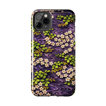 Sakura River Phone Case – Japanese Chiyogami Inspired Design