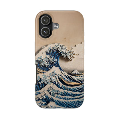 Japanese Great Wave Phone Case | Hokusai Katsushika 3D Art | Edo Era Masterpiece | Fuji Mountain