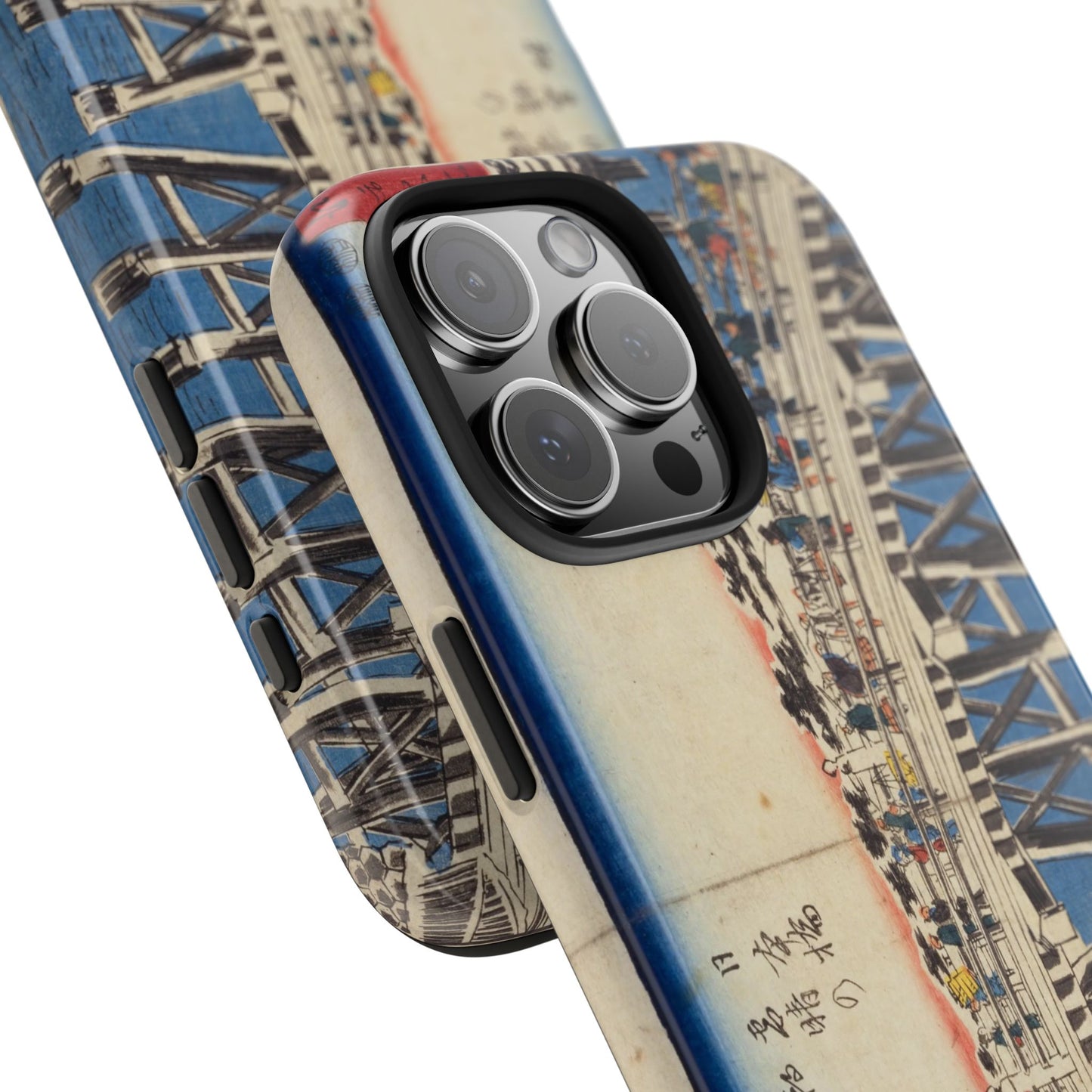 浮世絵ブリッジ・ミニマルスマホケース Ukiyo-e Bridge Minimalist Phone Case