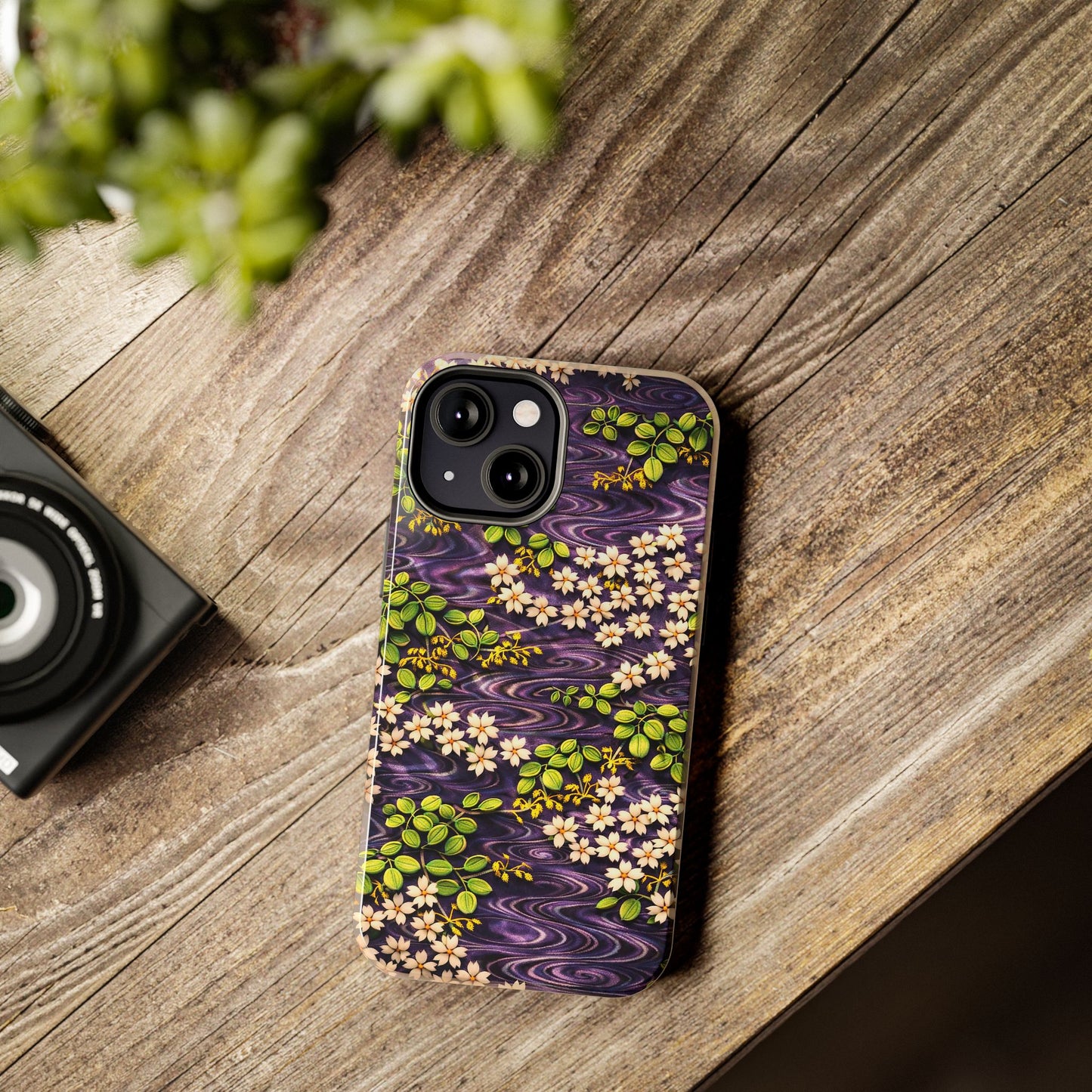Sakura River Phone Case – Japanese Chiyogami Inspired Design