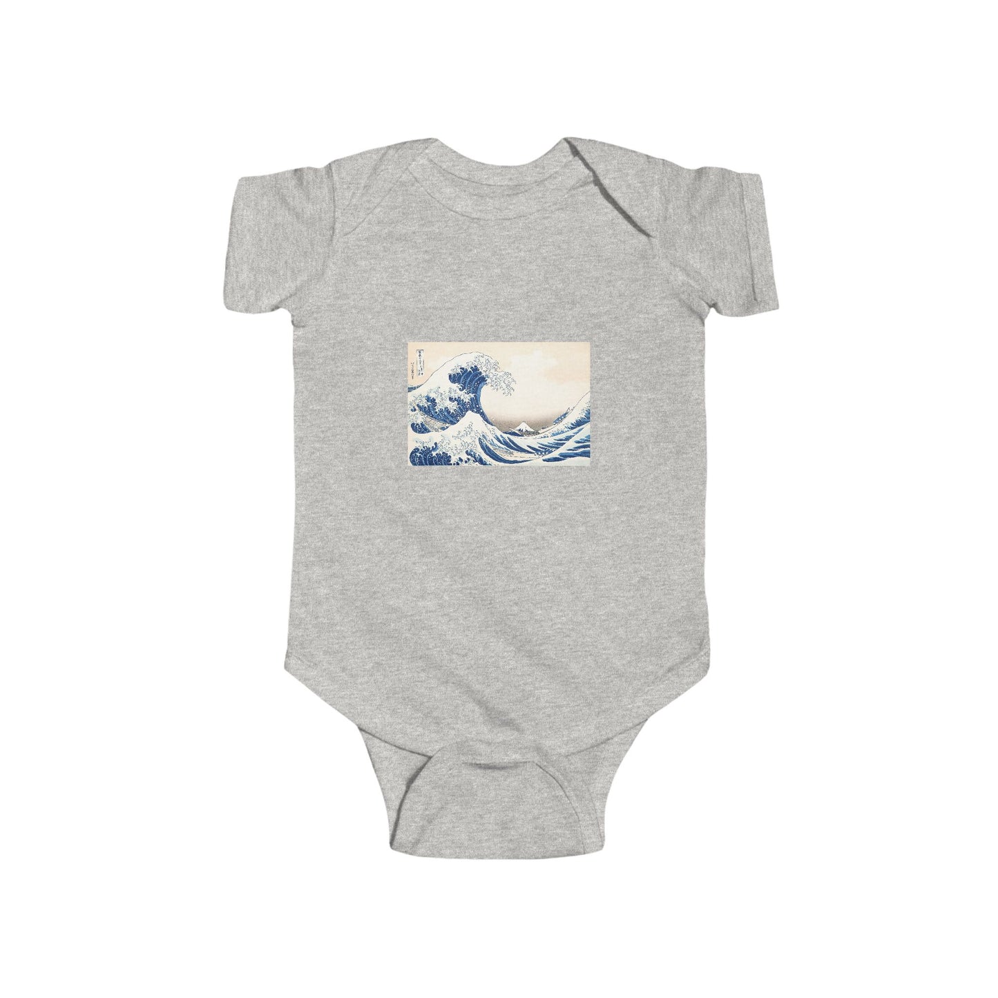 Great Wave off Kanagawa Baby Bodysuit - Hokusai Japanese Art Infant Onesie