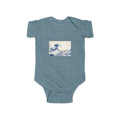Great Wave off Kanagawa Baby Bodysuit - Hokusai Japanese Art Infant Onesie