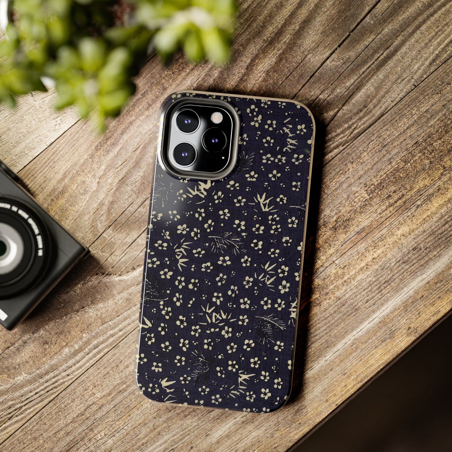 Taisho Era Shochikubai Phone Case | 1926 Pine, Bamboo & Plum | Japanese Chiyogami Art