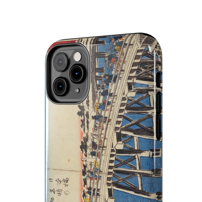 浮世絵ブリッジ・ミニマルスマホケース Ukiyo-e Bridge Minimalist Phone Case