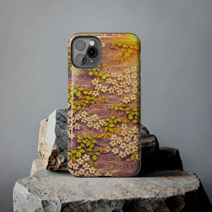 Sakura River Morning Light Phone Case – Japanese Chiyogami Inspired