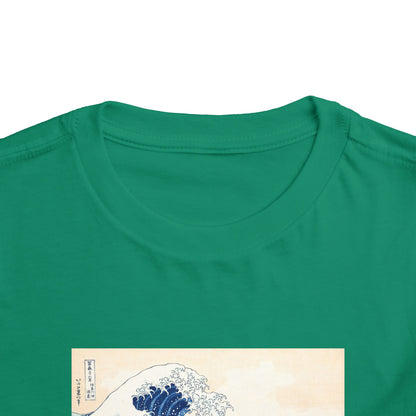 Great Wave off Kanagawa Toddler T-Shirt - Hokusai Japanese Art Kids Tee