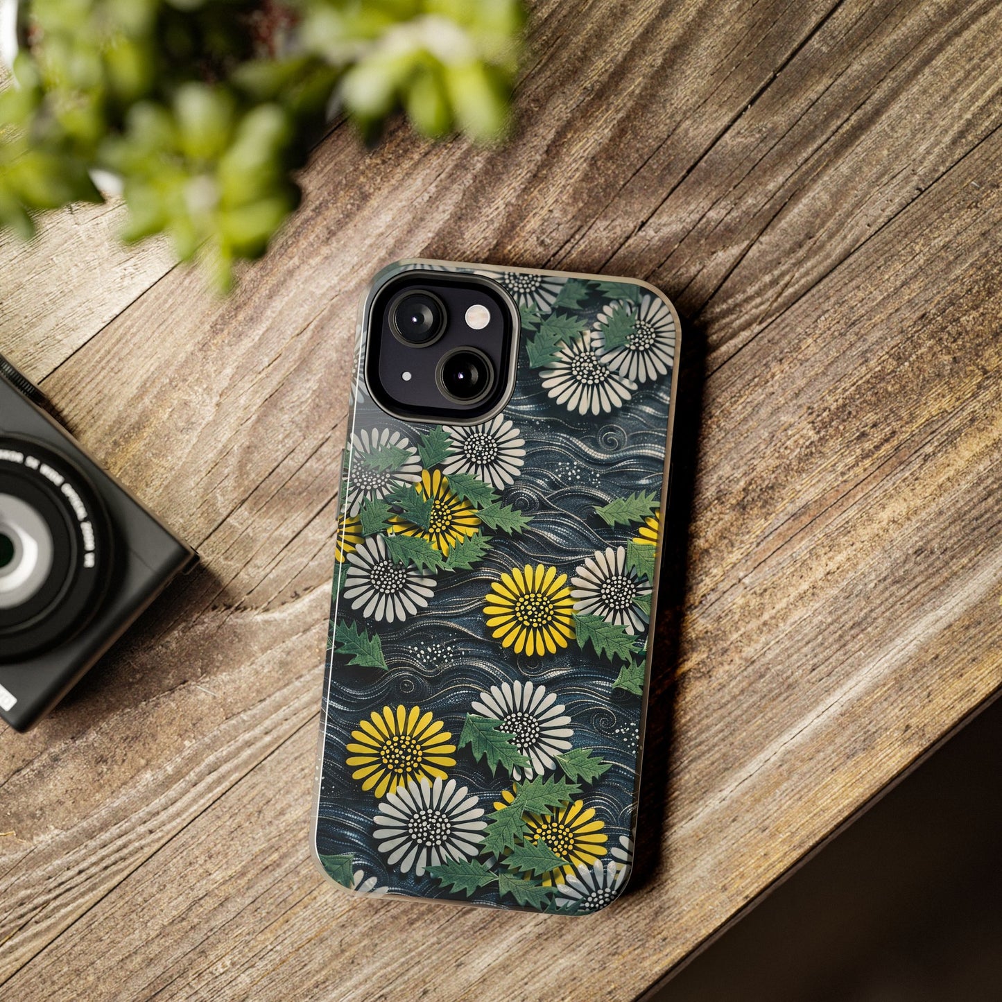 Japanese Dandelion Moonlight Tough Phone Case | Kamisaka Sekka 1901 | Meiji Era Art