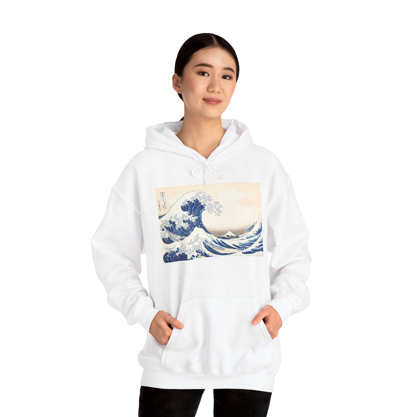 Great Wave off Kanagawa Hoodie - Hokusai Japanese Ukiyo-e Unisex Sweatshirt