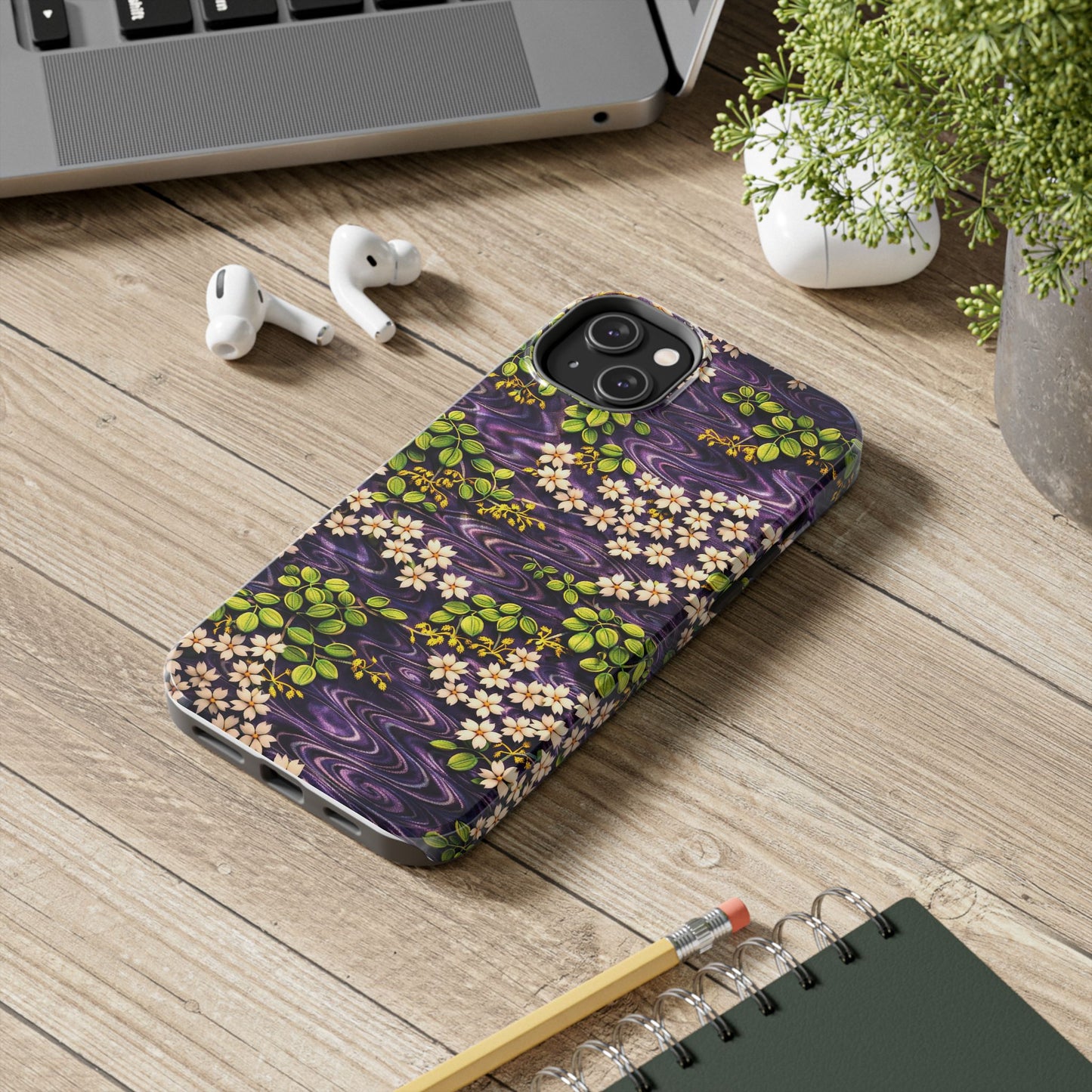Sakura River Phone Case – Japanese Chiyogami Inspired Design