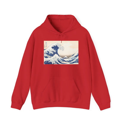 Great Wave off Kanagawa Hoodie - Hokusai Japanese Ukiyo-e Unisex Sweatshirt