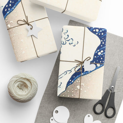 Great Wave off Kanagawa Wrapping Paper - Hokusai Japanese Ukiyo-e Gift Wrap