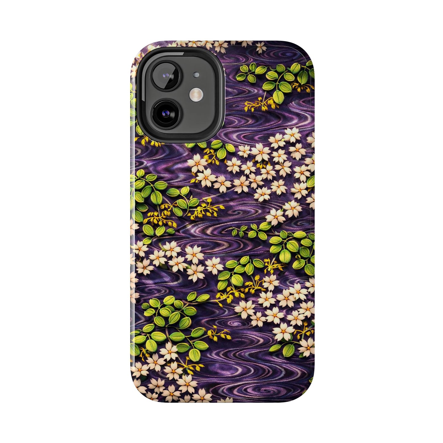 Sakura River Phone Case – Japanese Chiyogami Inspired Design
