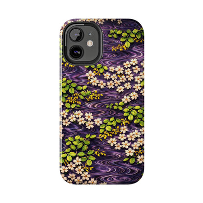 Sakura River Phone Case – Japanese Chiyogami Inspired Design
