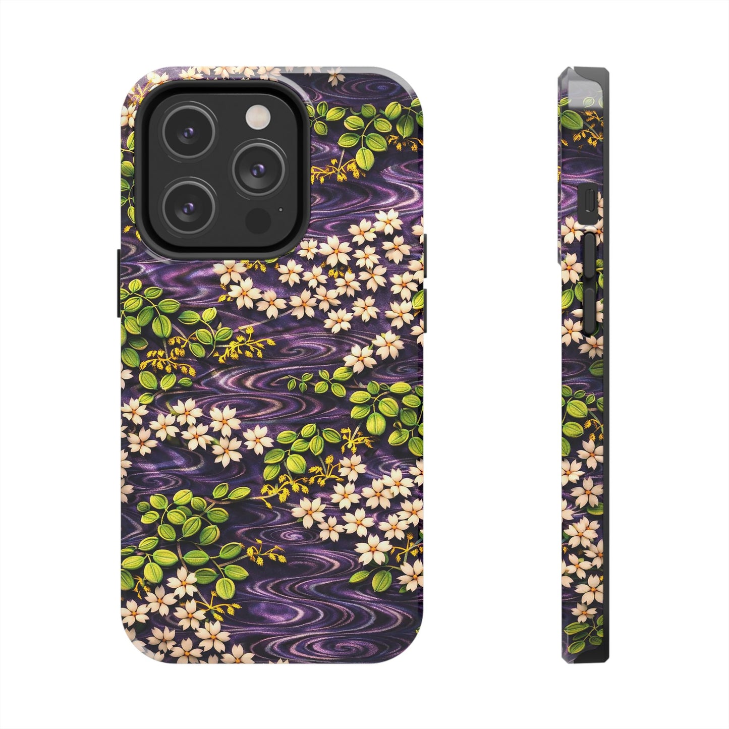 Sakura River Phone Case – Japanese Chiyogami Inspired Design