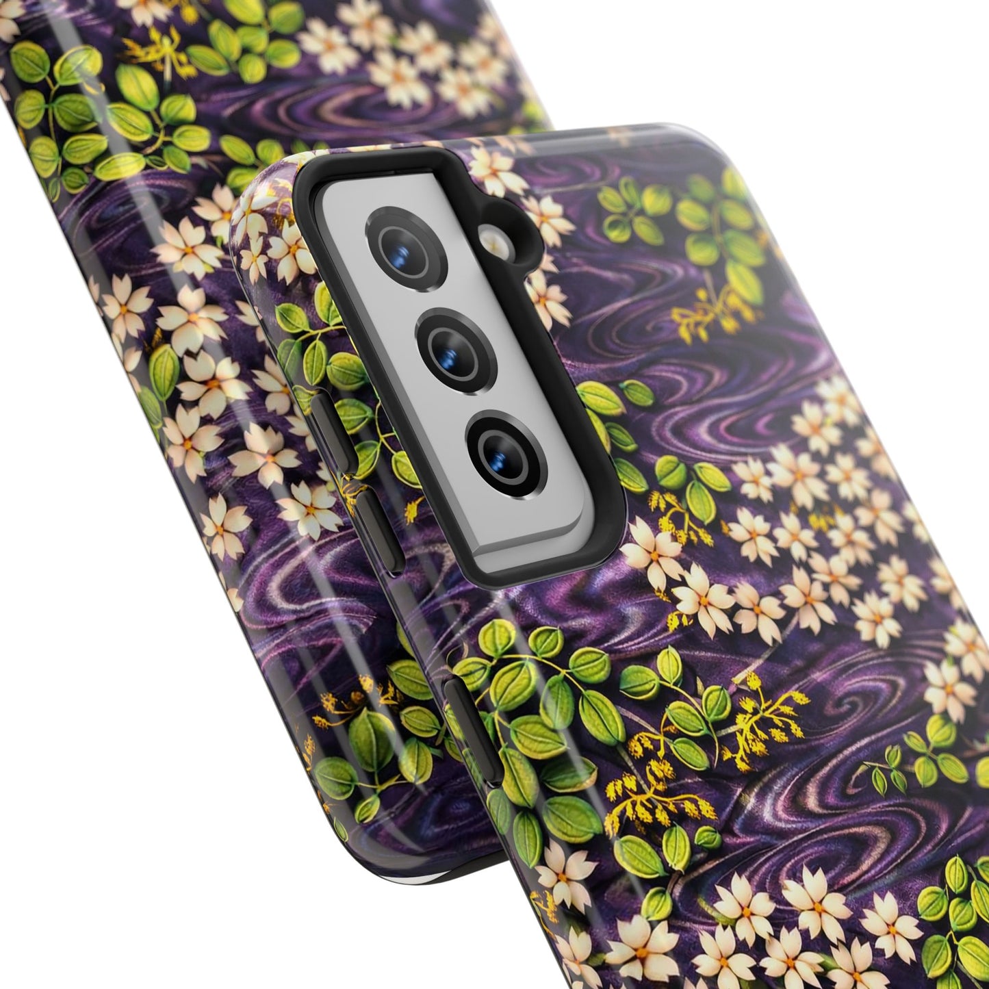 Sakura River Phone Case – Japanese Chiyogami Inspired Design