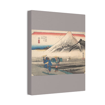 Hara: Morning Fuji - Tokaido 53 Stations Canvas Art | Hiroshige Japanese Woodblock Print