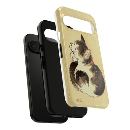 Sleeping Cat iPhone Case | Meiji Era Japanese Ink Painting | Ukiyo-e Art Phone Case | Vintage Japan Cat Gift