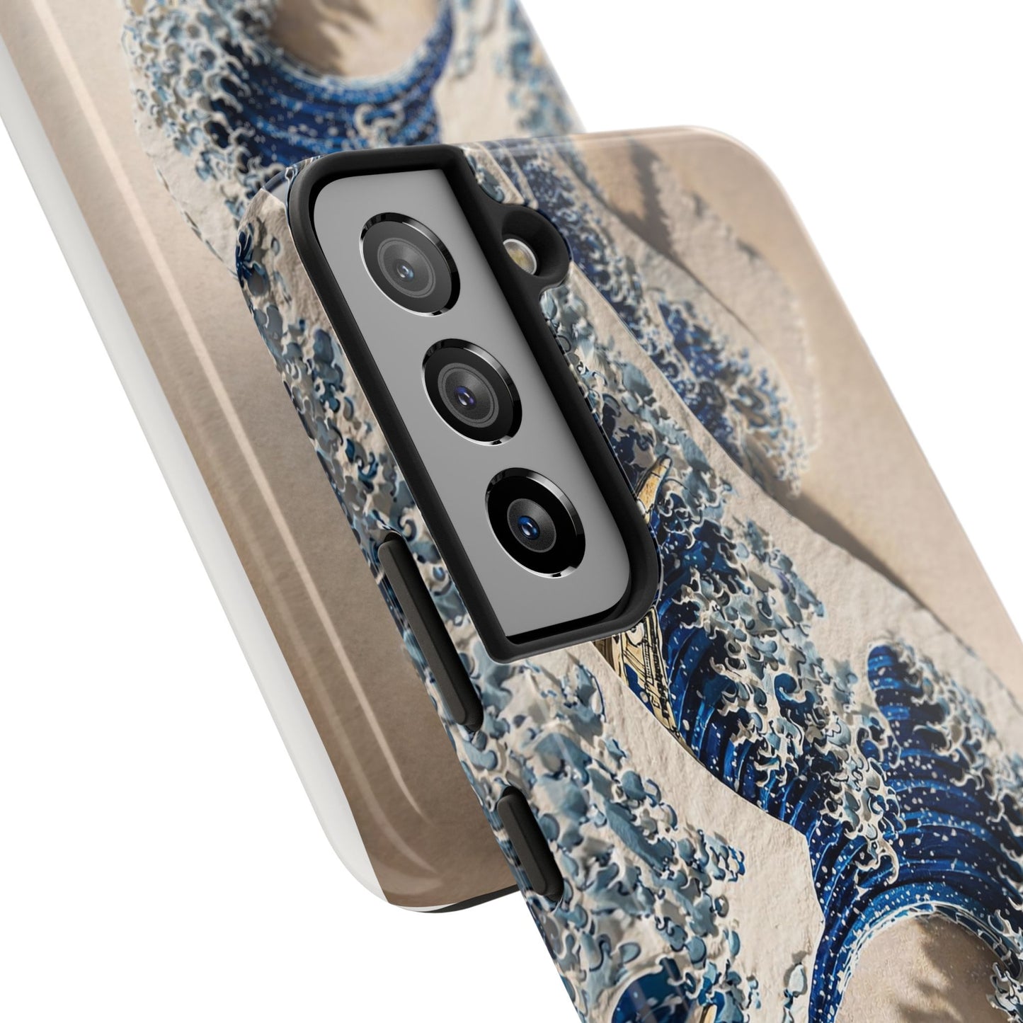 Great Wave 3D Embossed Tough Phone Case – Hokusai Japanese Art