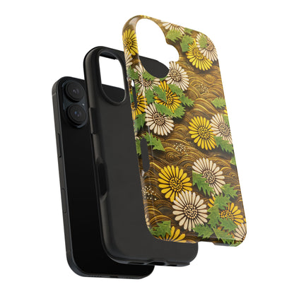 Japanese Dandelion Morning Glow Tough Phone Case | Kamisaka Sekka 1901 | Meiji Era Art