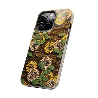 Japanese Dandelion Tough Phone Case | Kamisaka Sekka Zuanbyakushu 1901 | Meiji Era Art