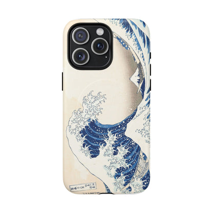 Great Wave off Kanagawa Tough Magnetic Phone Case - Hokusai Japanese Ukiyo-e Art