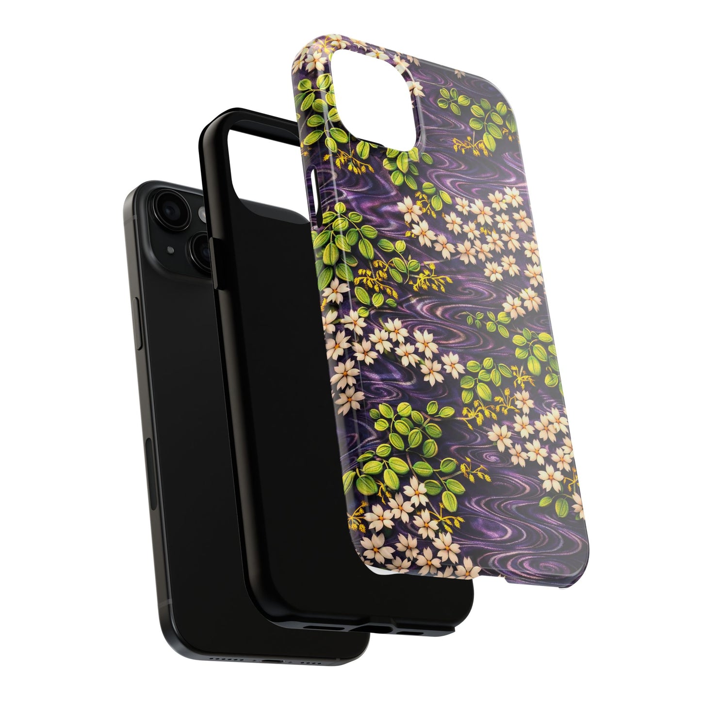 Sakura River Phone Case – Japanese Chiyogami Inspired Design