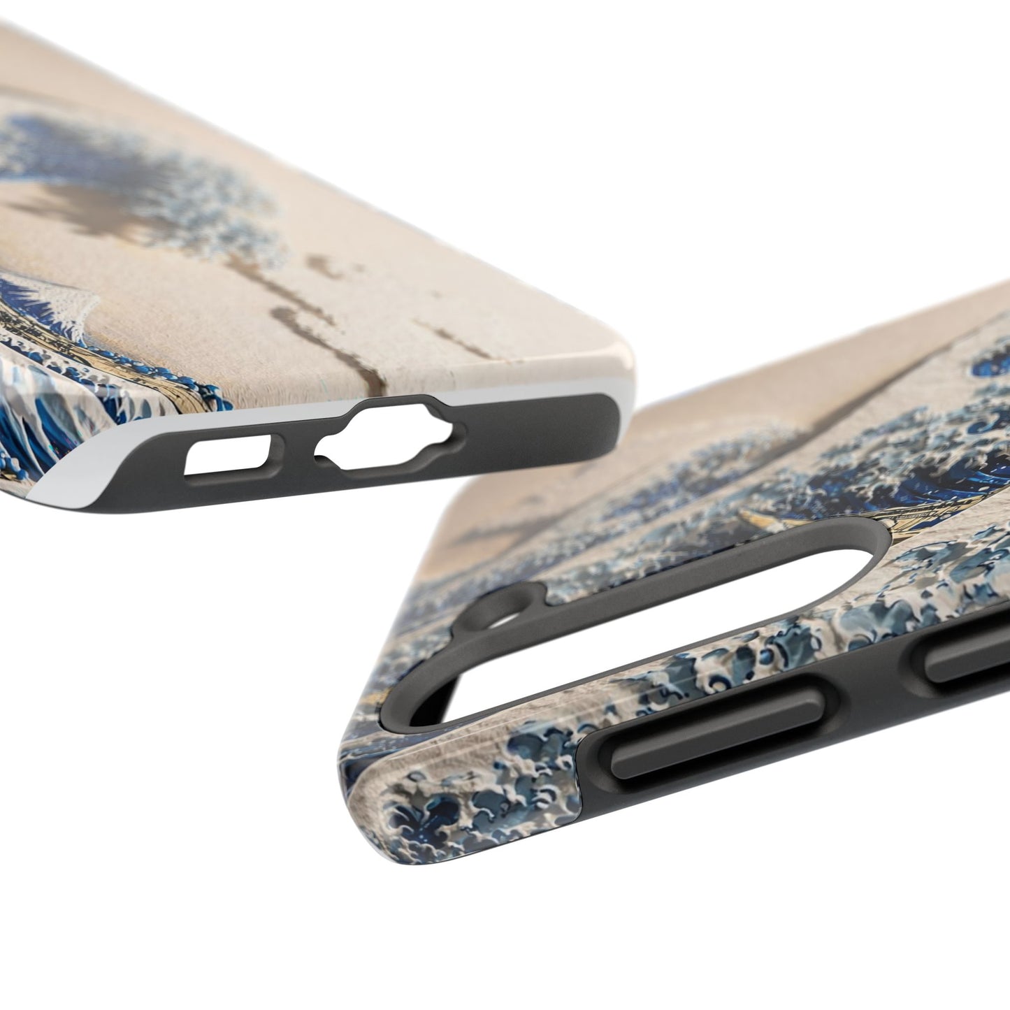 Great Wave 3D Embossed Tough Phone Case – Hokusai Japanese Art