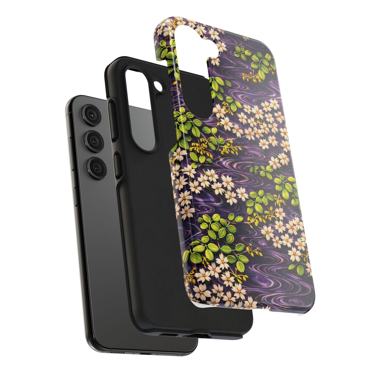 Sakura River Phone Case – Japanese Chiyogami Inspired Design