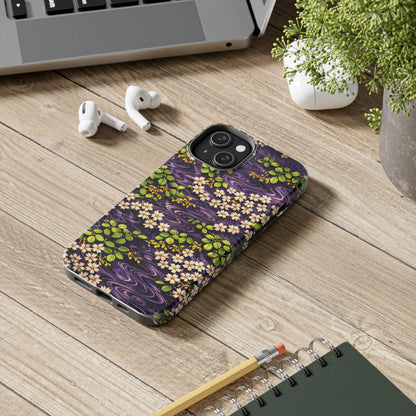 Sakura River Phone Case – Japanese Chiyogami Inspired Design
