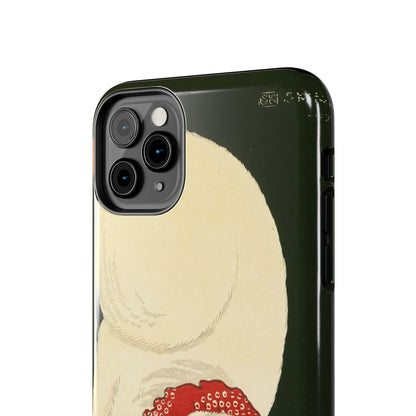 Taisho Era Lucky White Cat Phone Case | 1921 Japanese Woodblock Art | Zen Cat Design