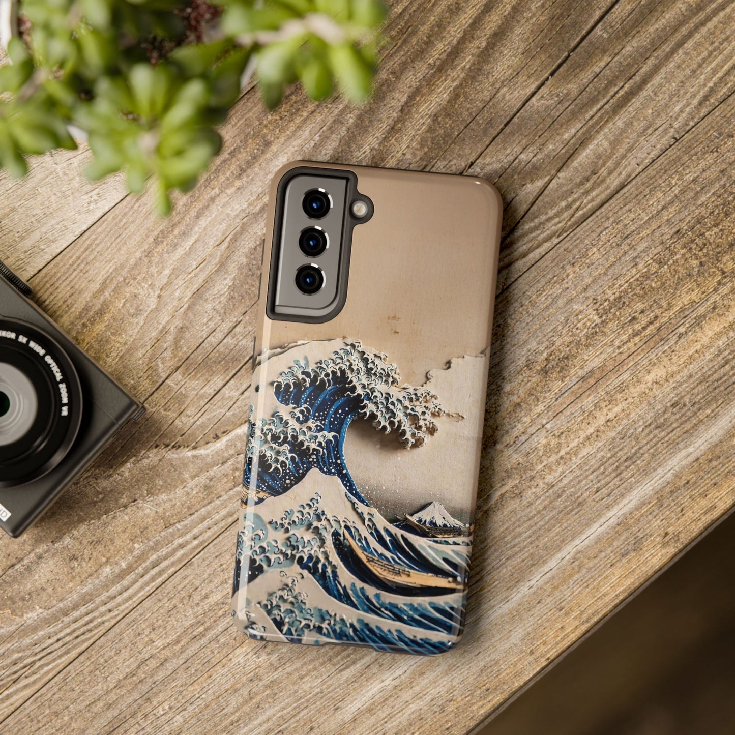 Japanese Great Wave Phone Case | Hokusai Katsushika 3D Art | Edo Era Masterpiece | Fuji Mountain